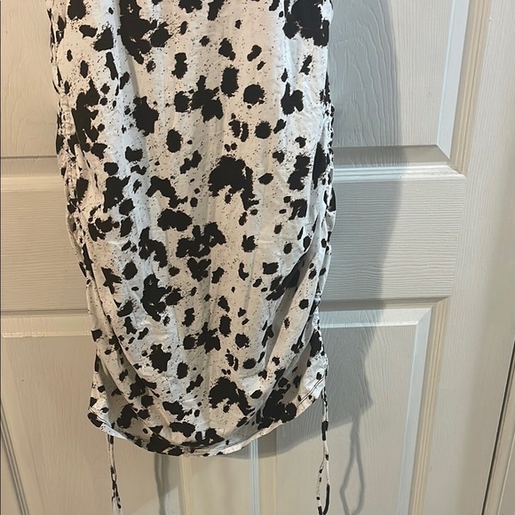 Motel Rocks Black and White Spotted Mini Dress - Picture 2 of 8